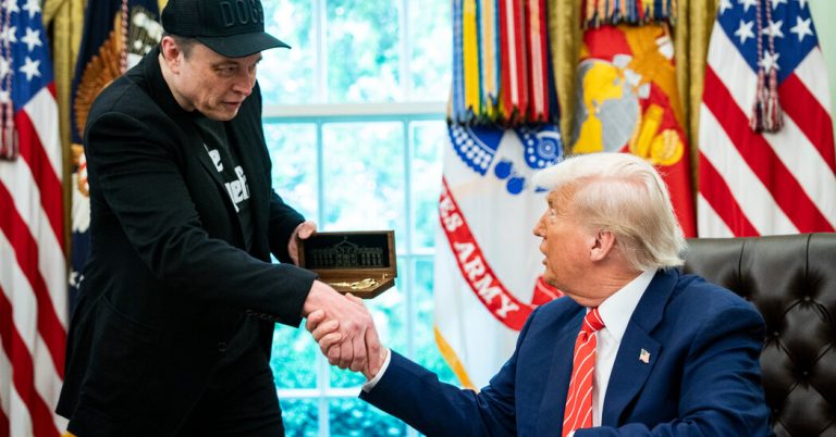 Elon Musk and Donald Trump