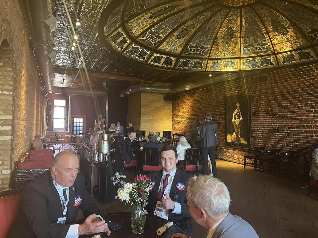 Brian Duncan (House Candidate Lexington), Congressman Joe Wilson, and staffer.