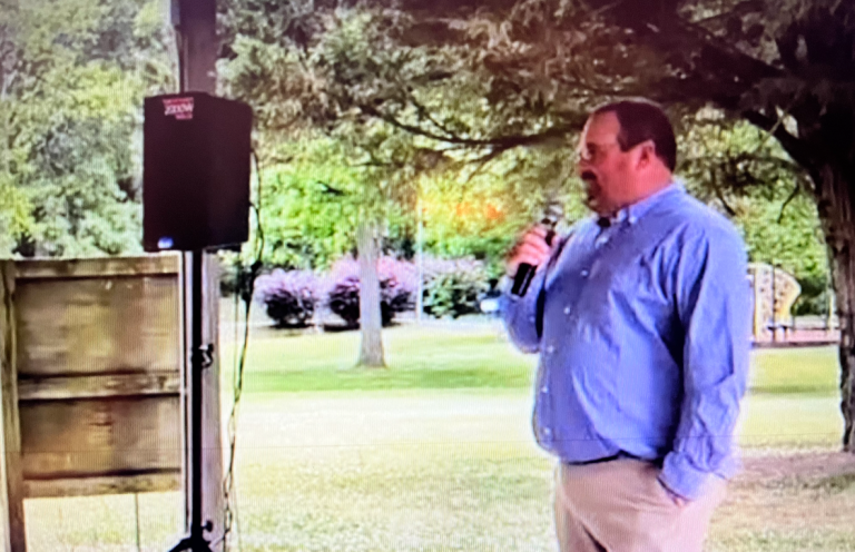 Bradley Gantt Speaks at Saluda Park (Video)