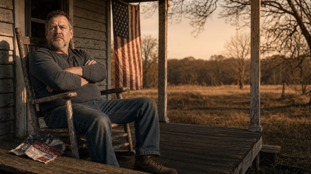 Man on Porch